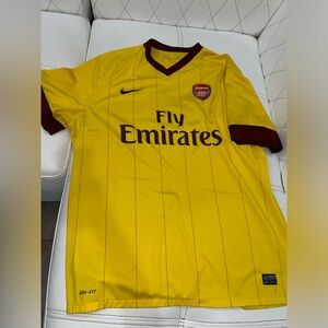 Authentic Arsenal London 2010 2011 2012 Away Soccer Nike Jersey